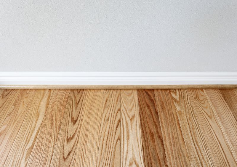 Refinished Baseboards in Living Room